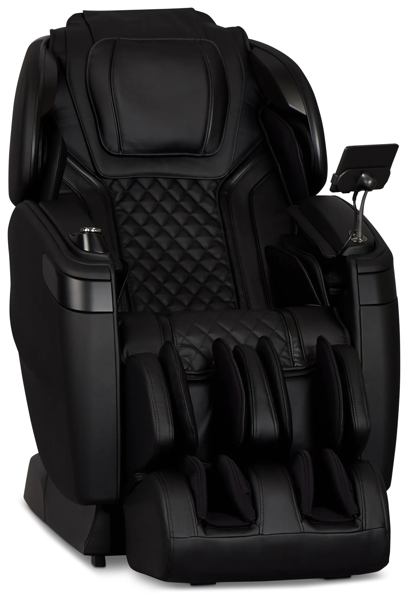Qi Se Duo Black Micro Massage Chair