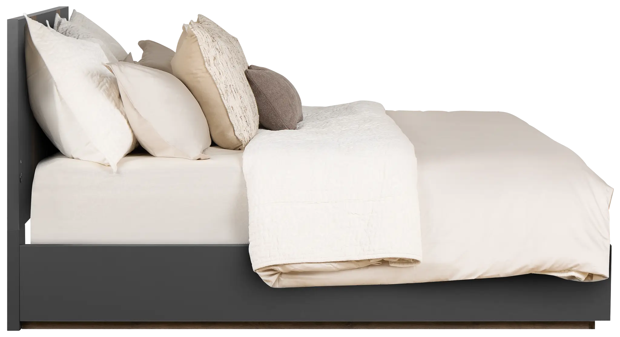 Brasilia Gray Platform Bed Brasilia Gray Platform Bed