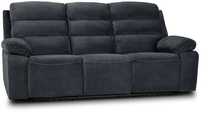Orion Dark Gray Fabric Power Reclining Sofa