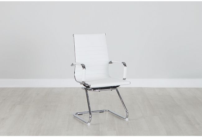 Houston White Desk Chair
