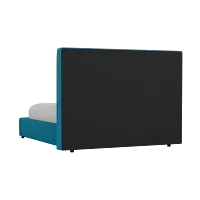 Grayton Joya Teal 54" Upholstered Platform Bed