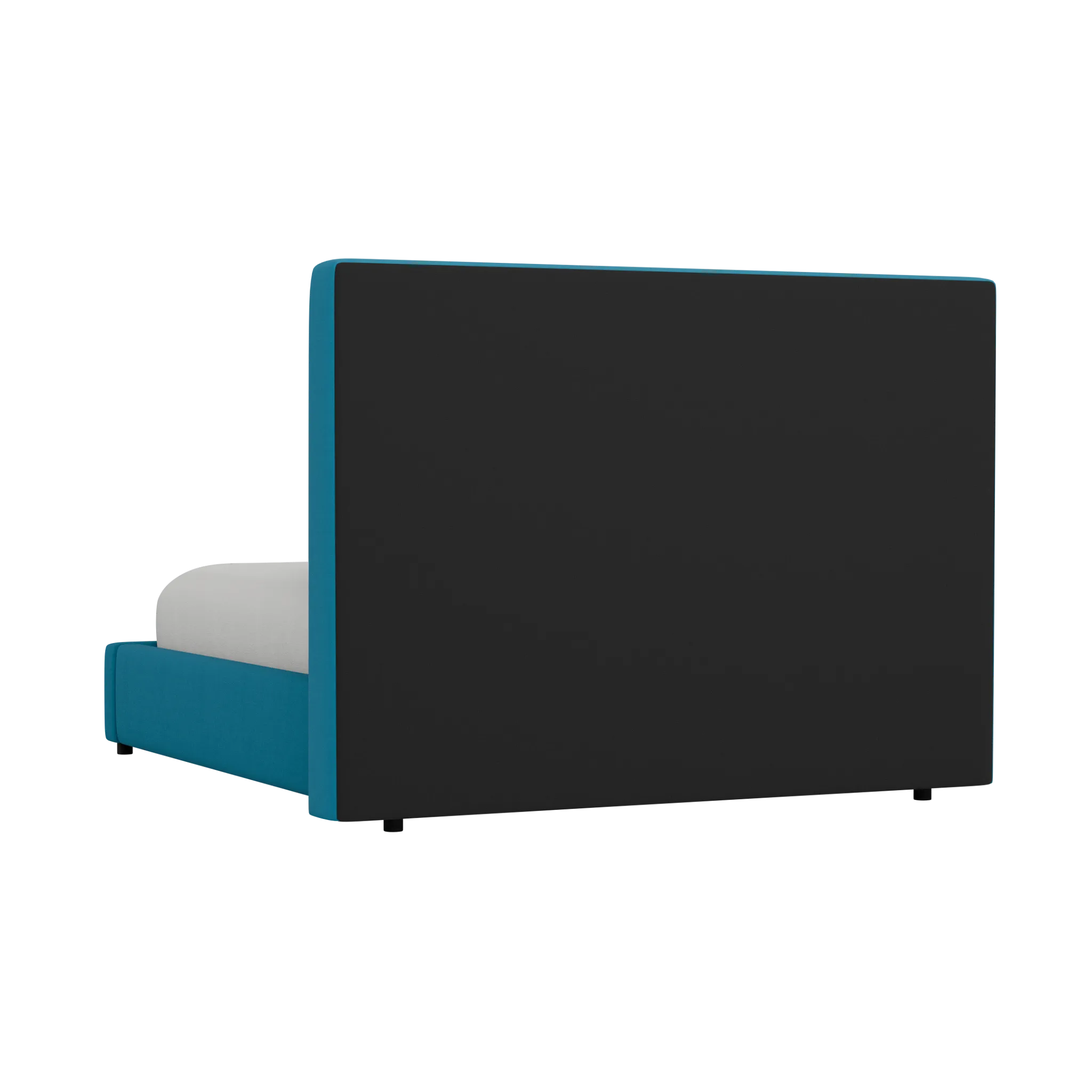 Grayton Joya Teal 54" Upholstered Platform Bed