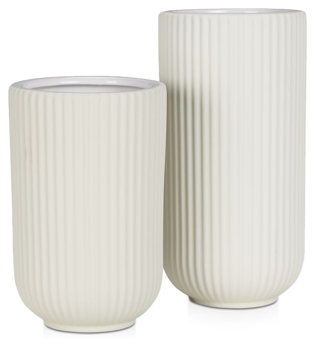 Rivi White Small Vase