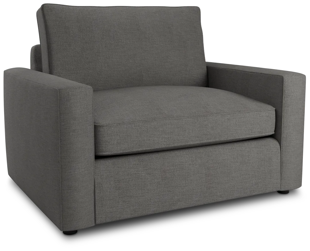 Siesta Maguire Pewter Fabric Cooling Memory Foam Sleeper