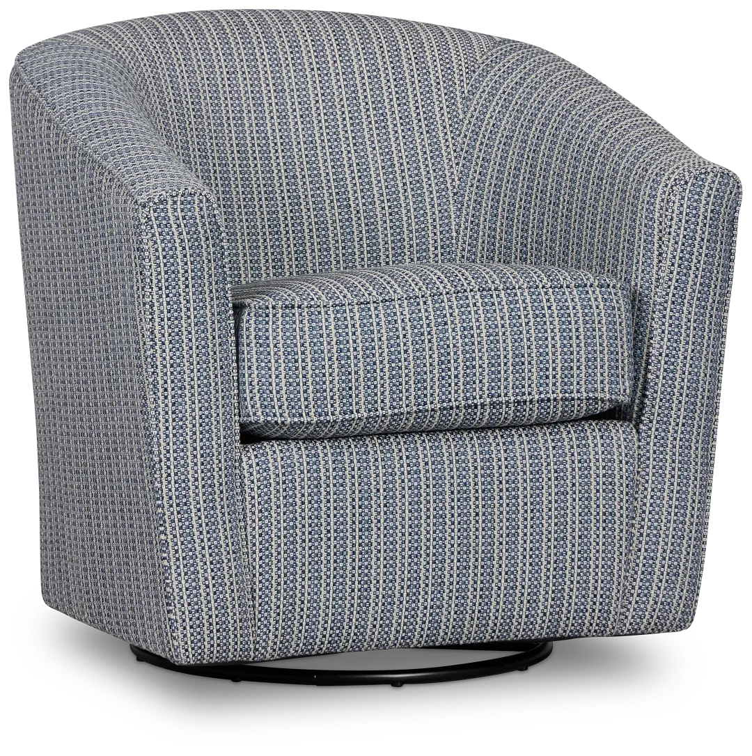 Driftwood Blue Glider Swivel Chair Driftwood Blue Glider Swivel Chair
