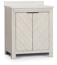 Delray White 30" Single Bathroom Vanity