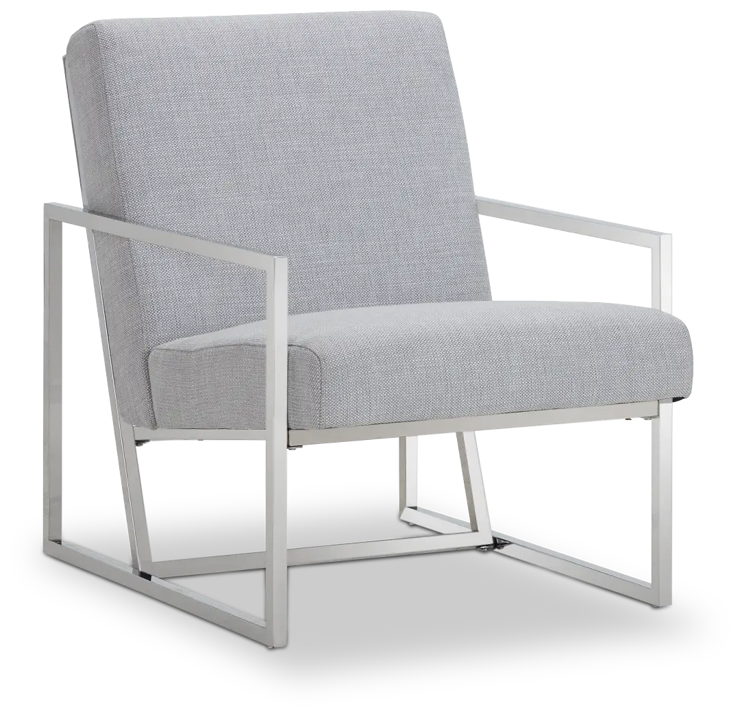 Megan Gray Fabric Accent Chair Megan Gray Fabric Accent Chair