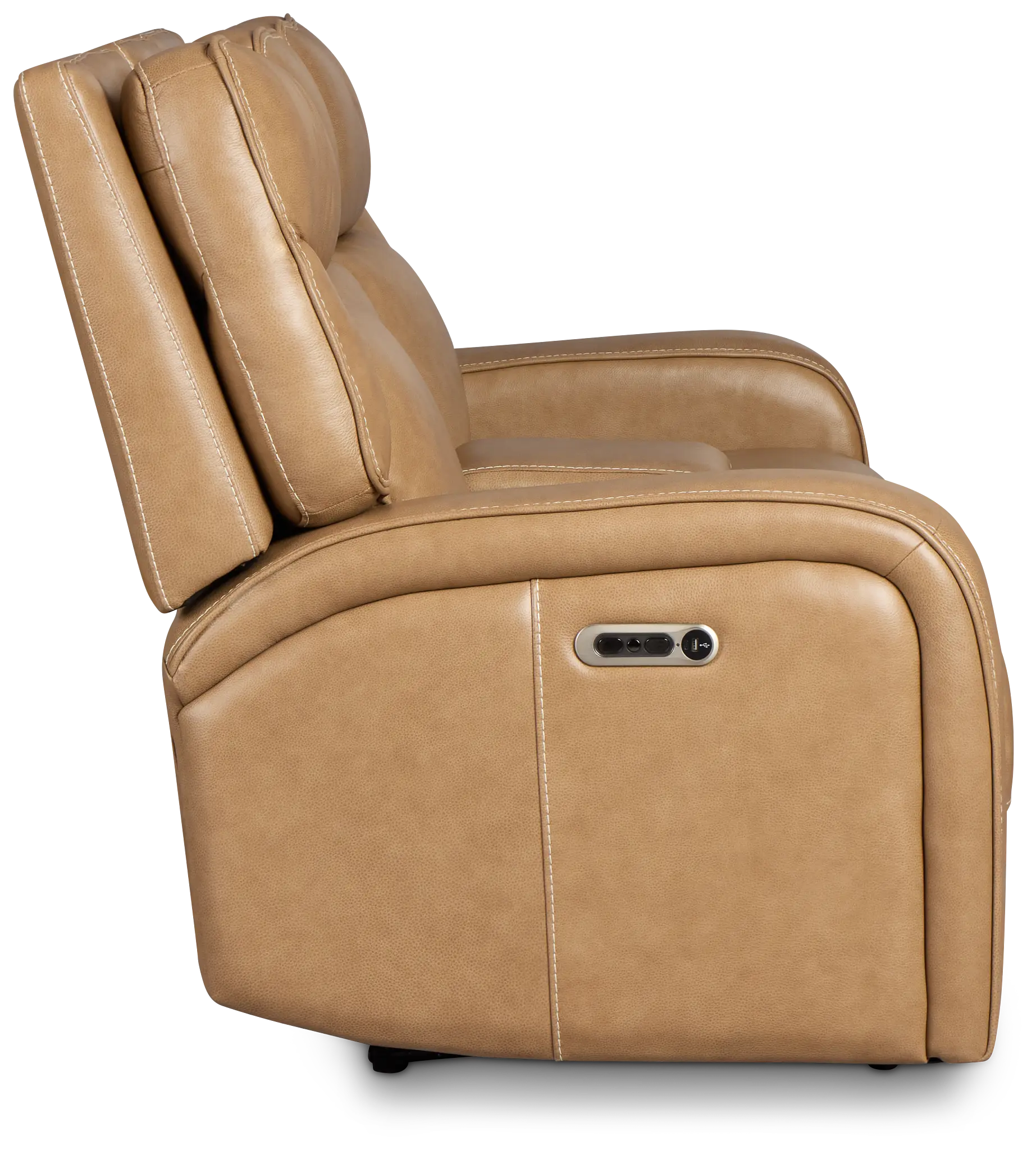 Jasper Light Brown Leather Power Reclining Console Loveseat Jasper Light Brown Leather Power Reclining Console Loveseat