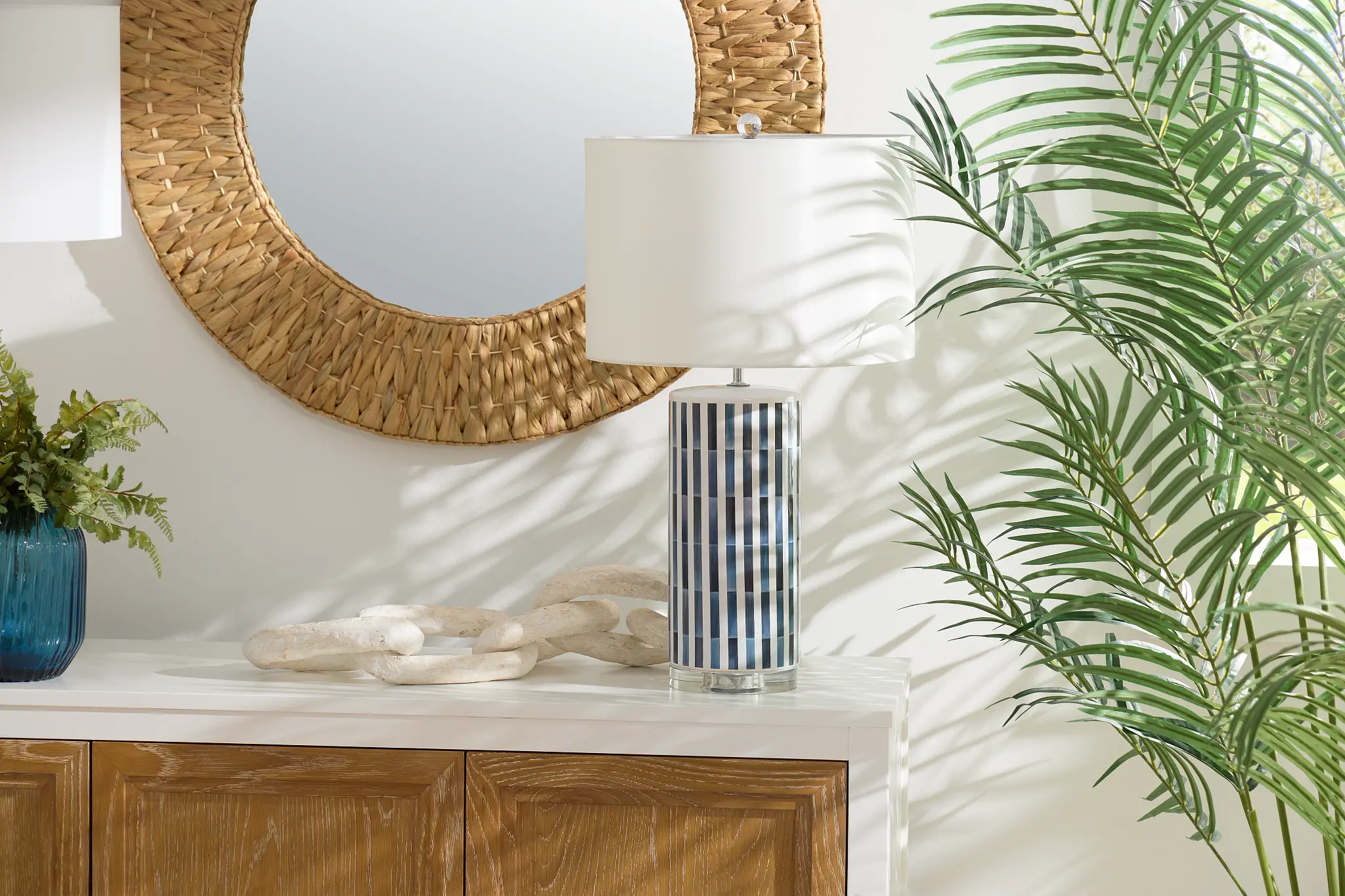 Liam Blue Ceramic Table Lamp Liam Blue Ceramic Table Lamp