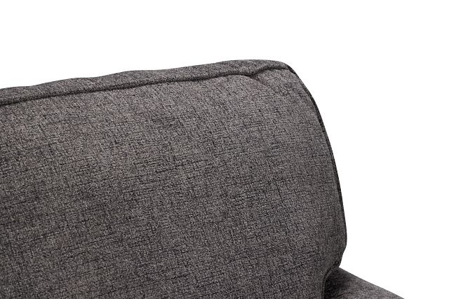 Andie Dark Gray Fabric Small Left Chaise Sectional