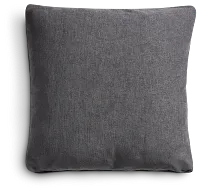 Citymod Dark Gray Fabric 20" Accent Pillow