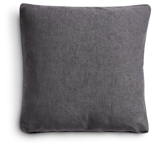 Citymod Dark Gray Fabric 20" Accent Pillow