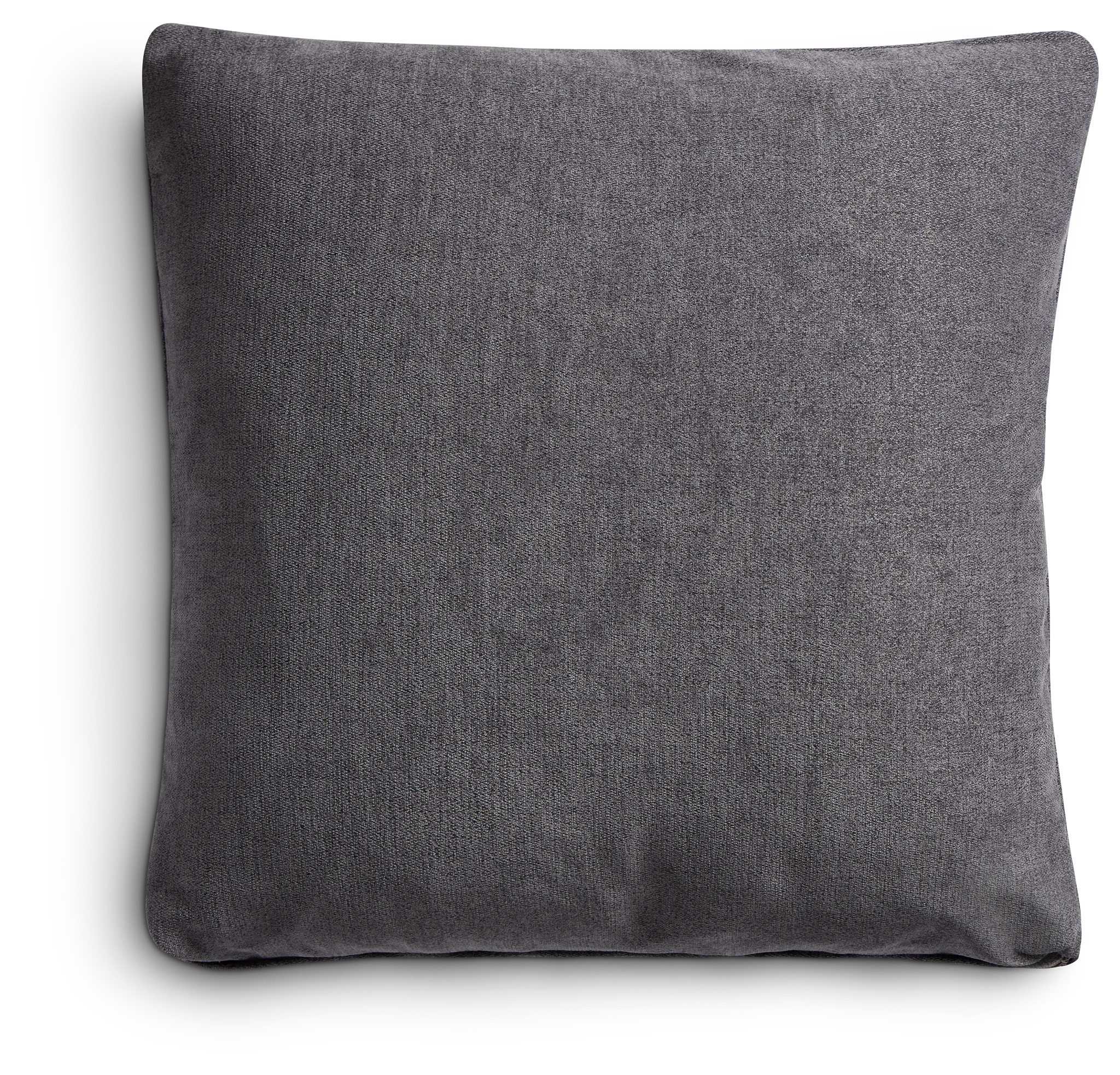 Citymod Dark Gray Fabric 20" Accent Pillow