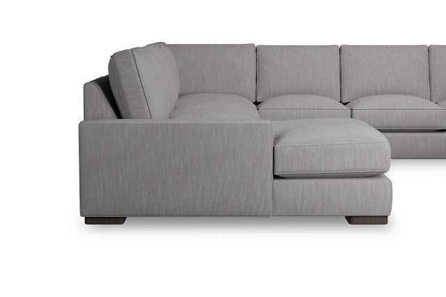 Edgewater Revenue Gray Large Left Chaise Sectional