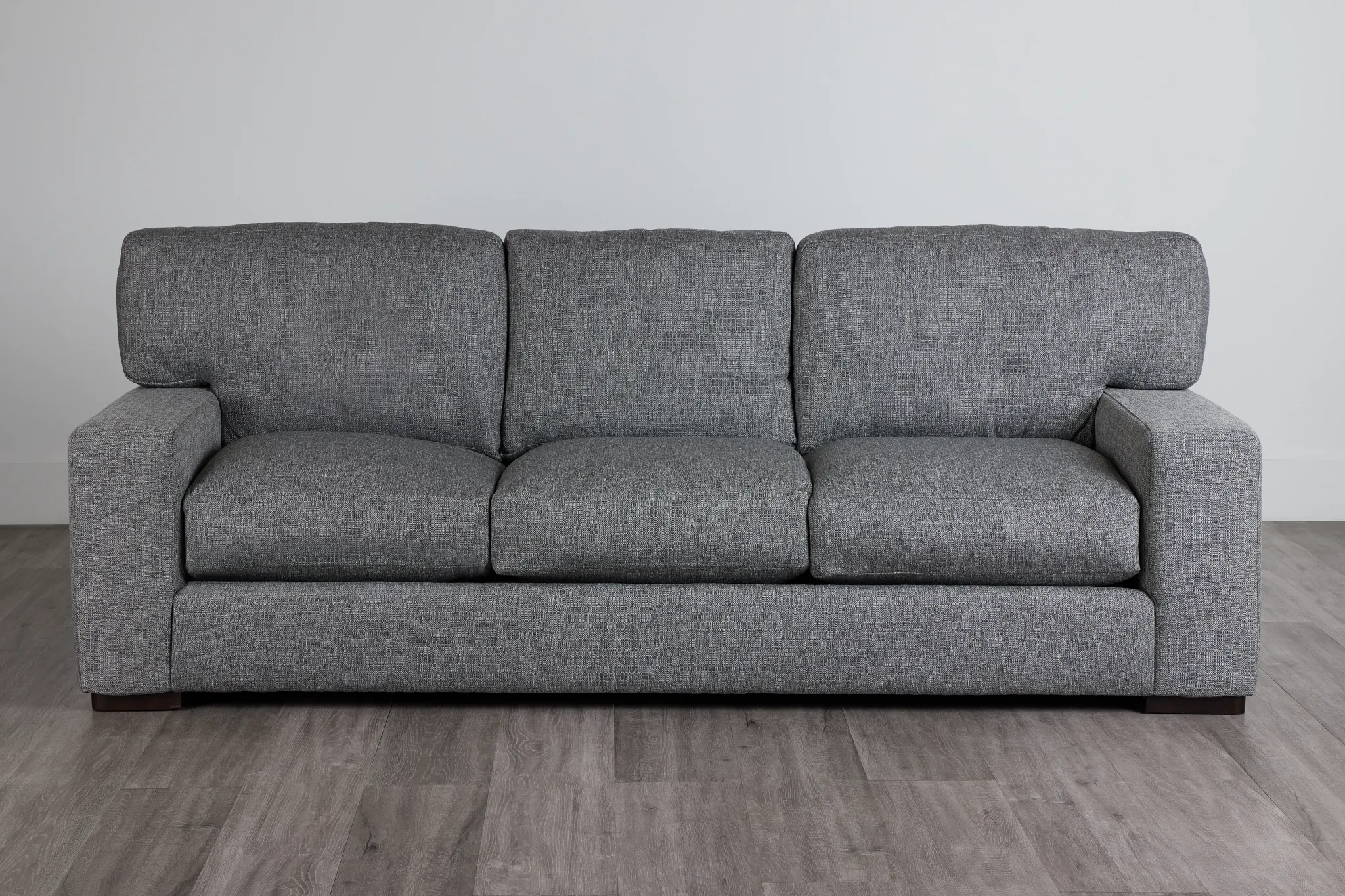 Veronica 104" Dark Gray Down Sofa