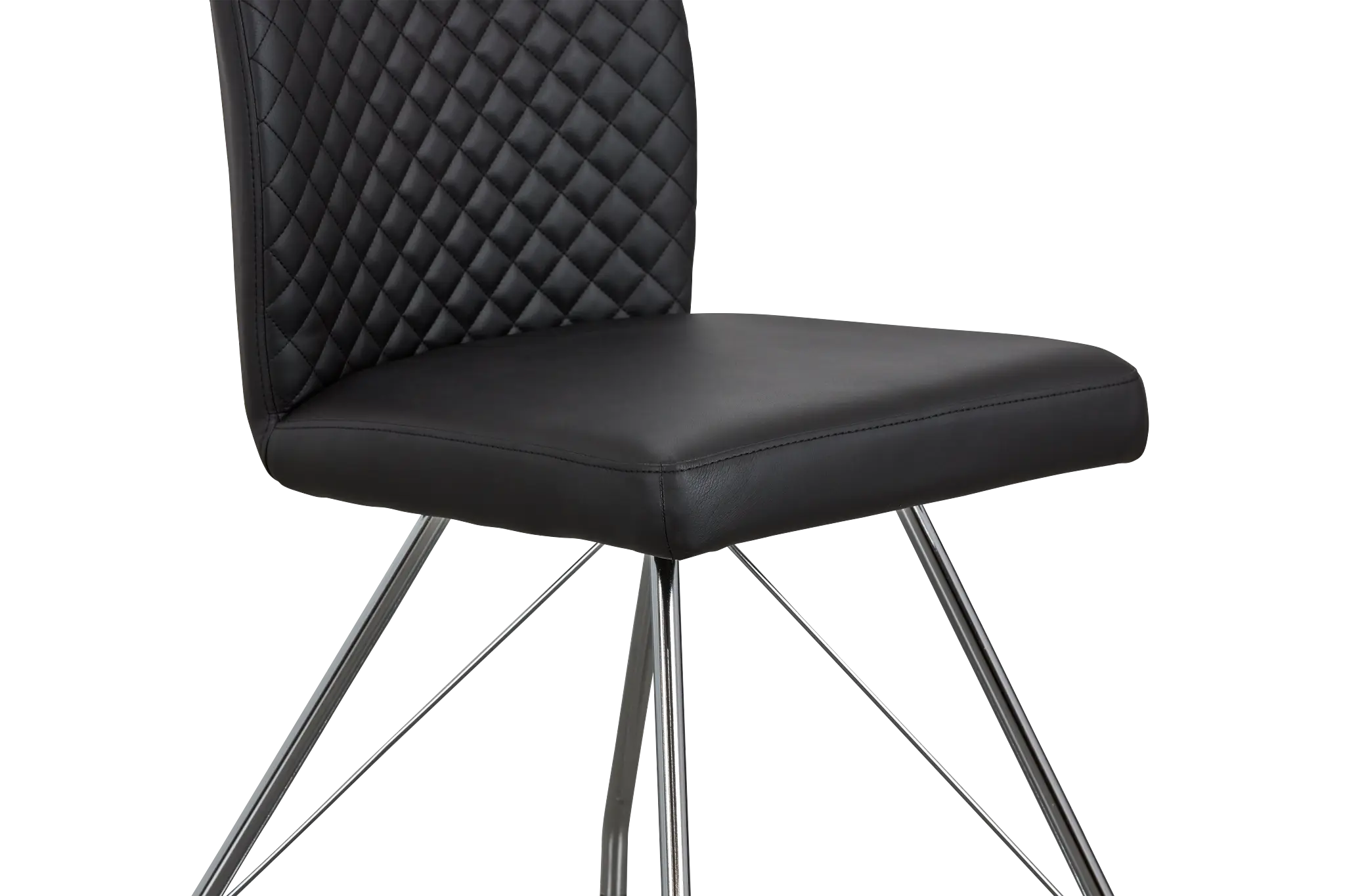 Lima Black Upholstered Side Chair Lima Black Upholstered Side Chair