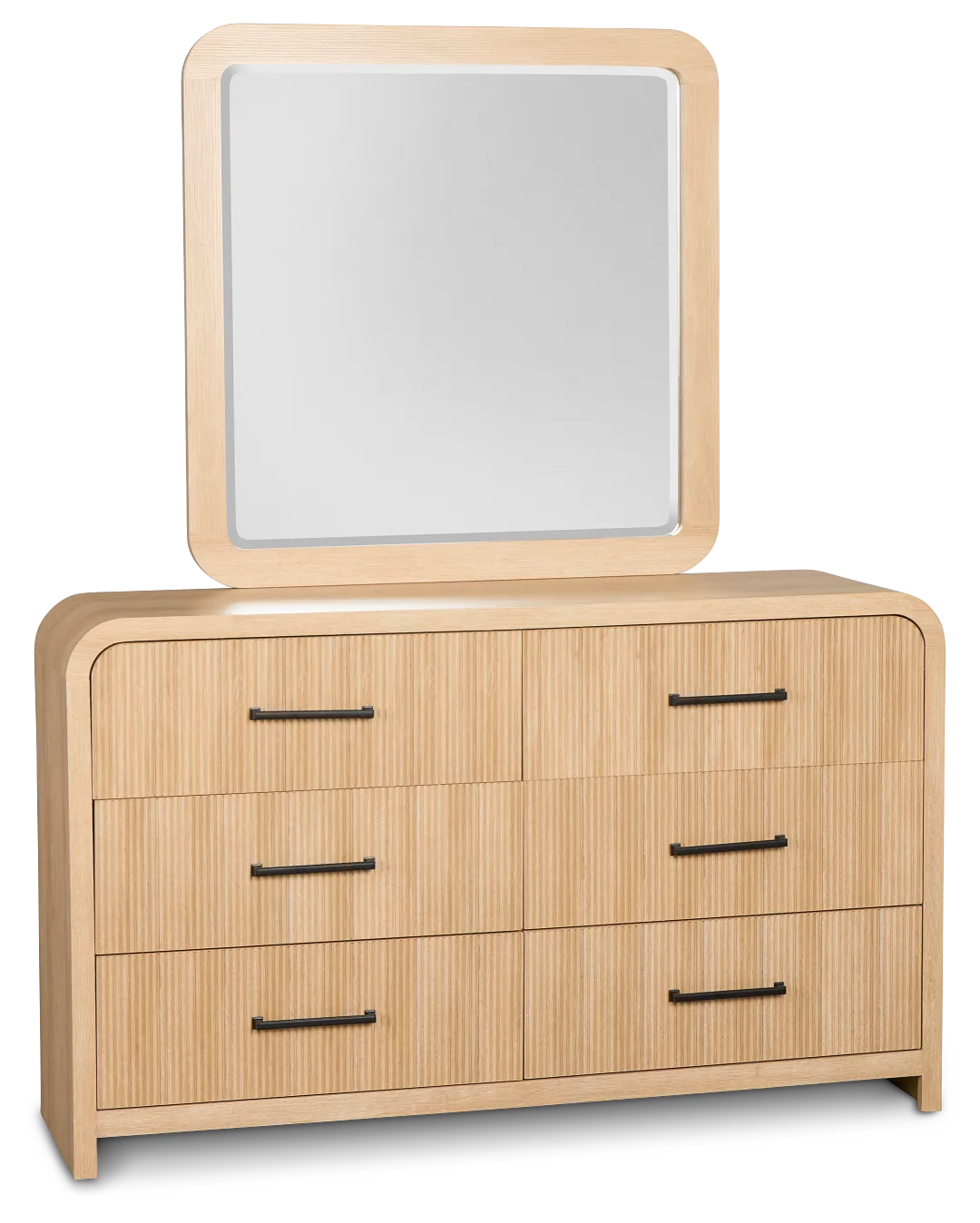 Lyndie Light Tone Dresser & Mirror
