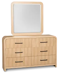 Lyndie Light Tone Dresser & Mirror