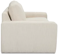 Charlie Ivory Fabric Sofa