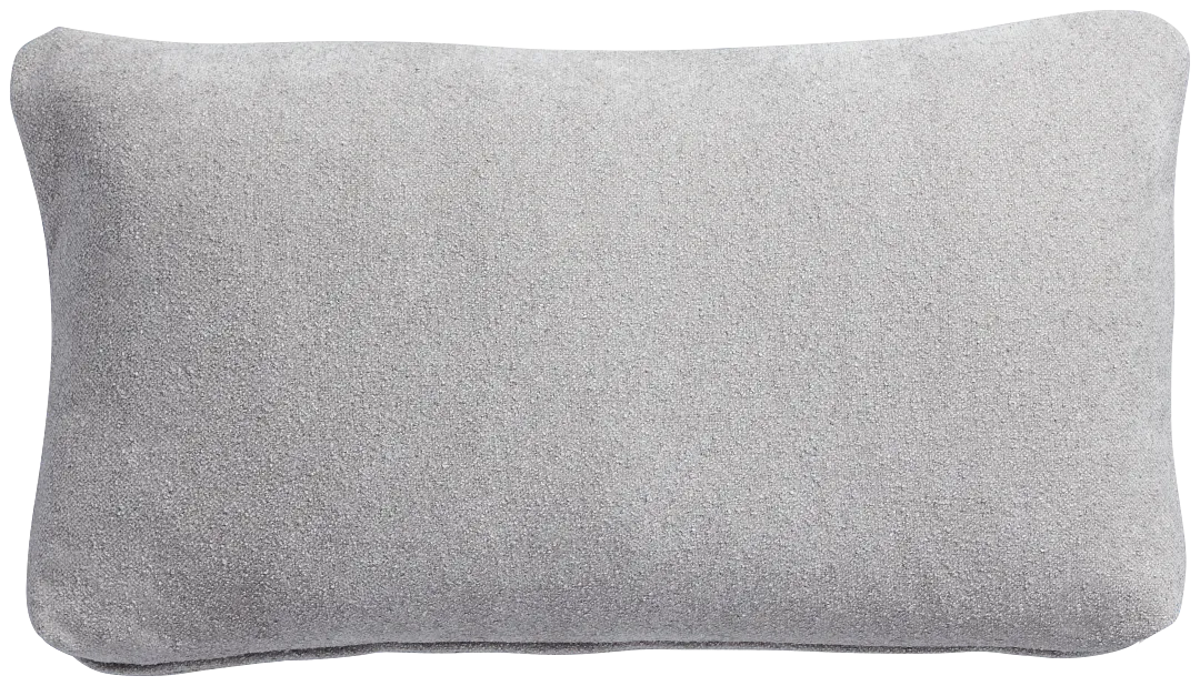 Eden Gray Lumbar Accent Pillow