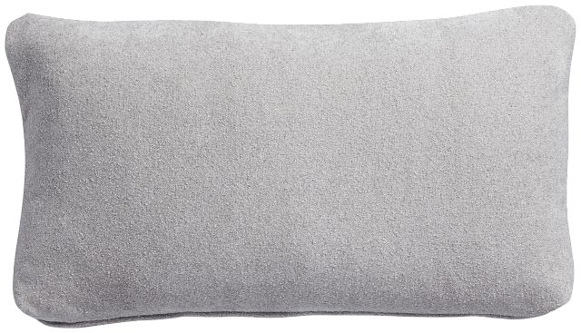 Eden Gray Lumbar Accent Pillow