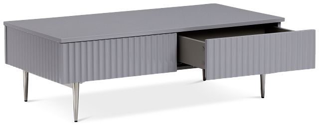 Surge Gray Rectangular Coffee Table