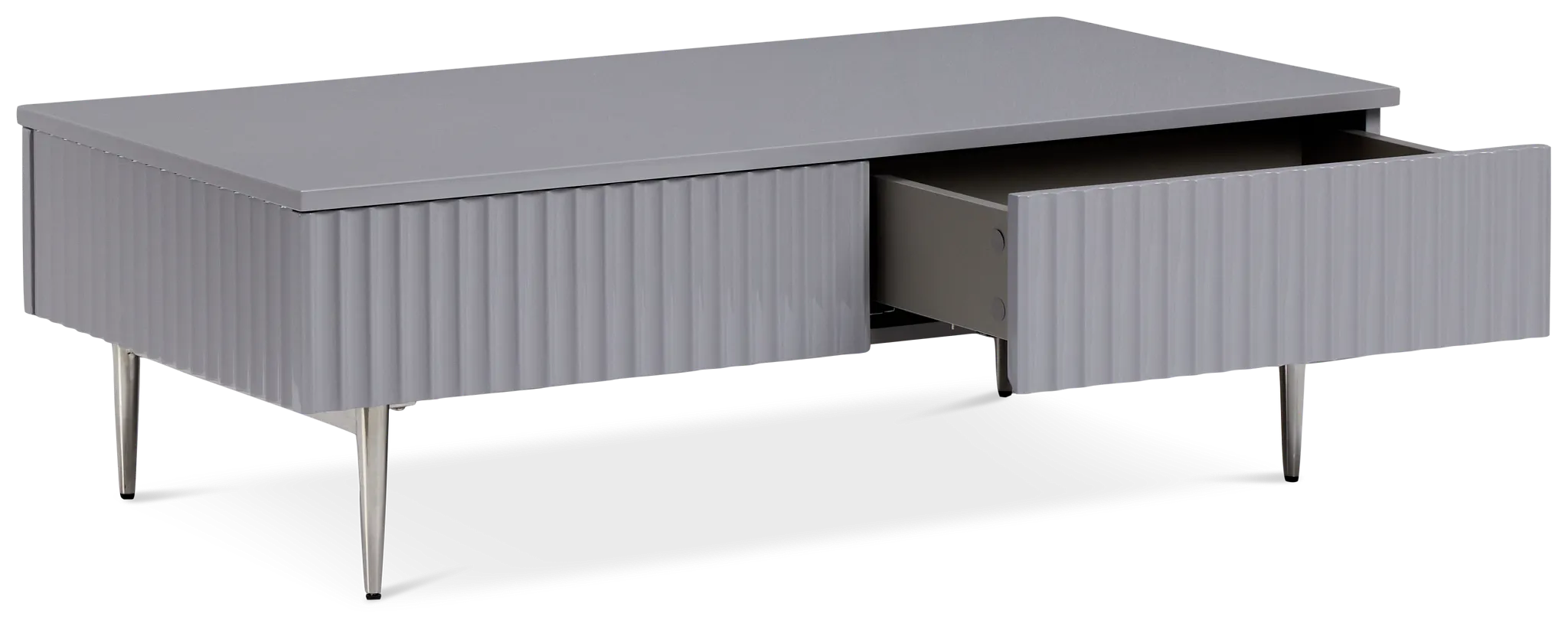 Surge Gray Rectangular Coffee Table