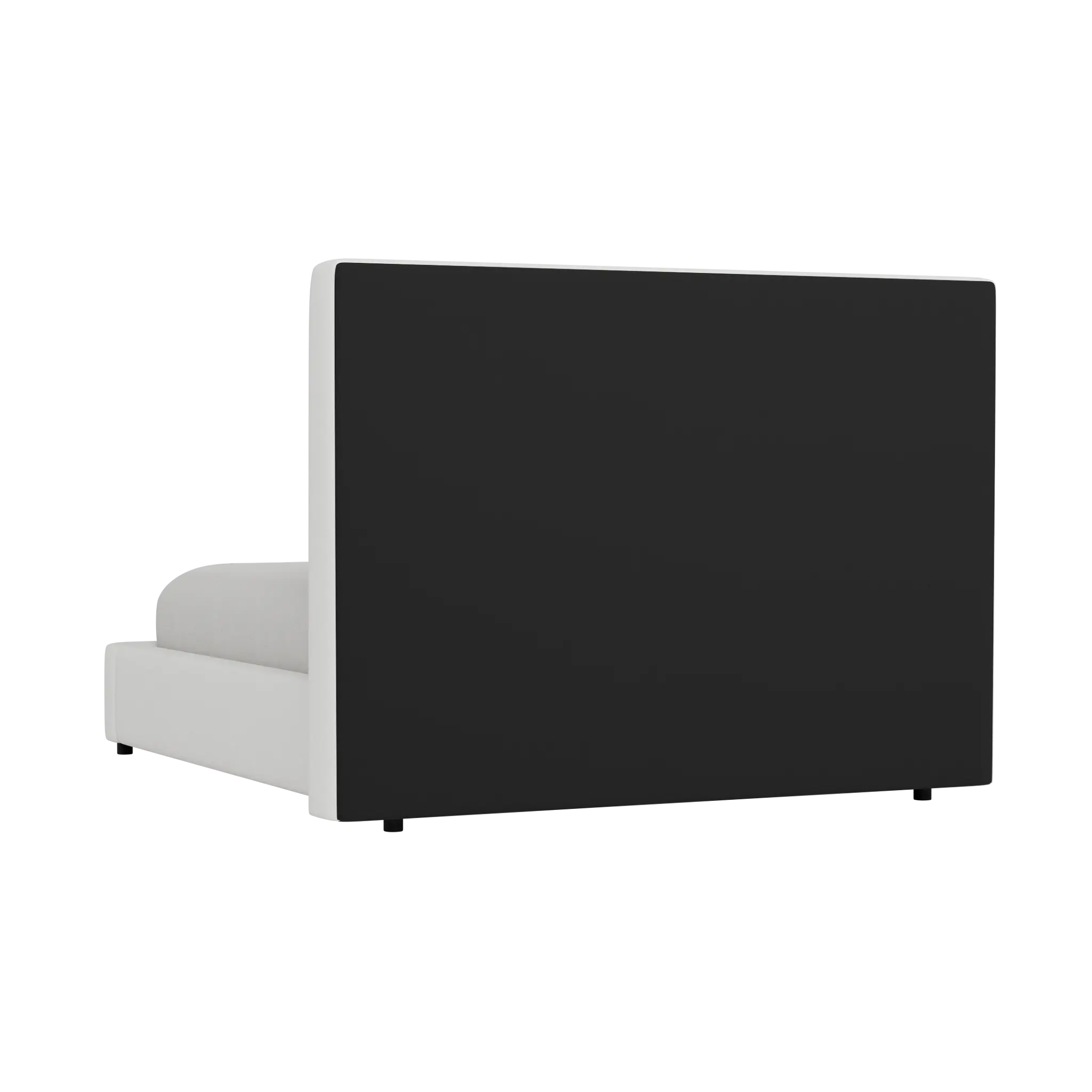 Grayton Sutton White 54" Upholstered Platform Bed Grayton Sutton White 54" Upholstered Platform Bed