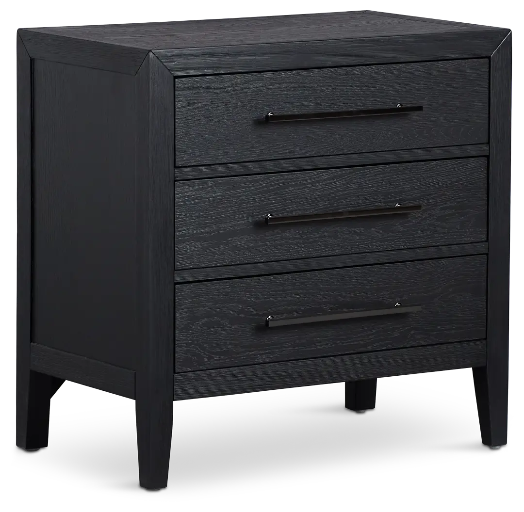 Alden Black Nightstand Alden Black Nightstand