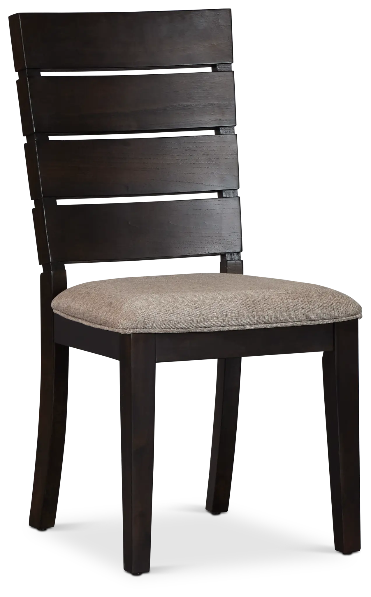 Sienna Dark Tone Slat Side Chair Sienna Dark Tone Slat Side Chair