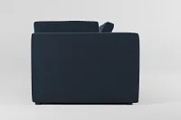 Destin Elite Dark Blue Fabric 3-piece Modular Sofa