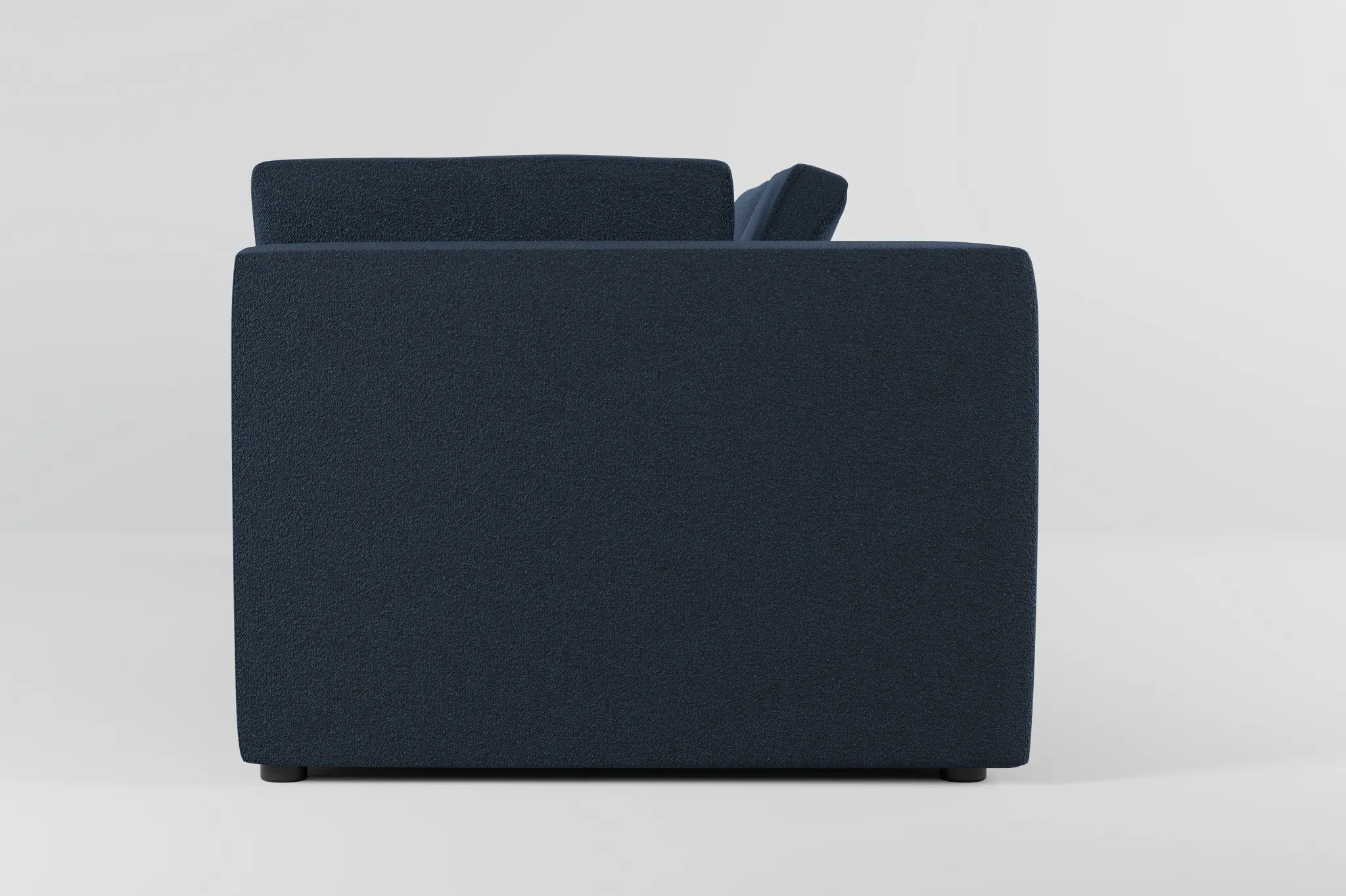 Destin Elite Dark Blue Fabric 3-piece Modular Sofa