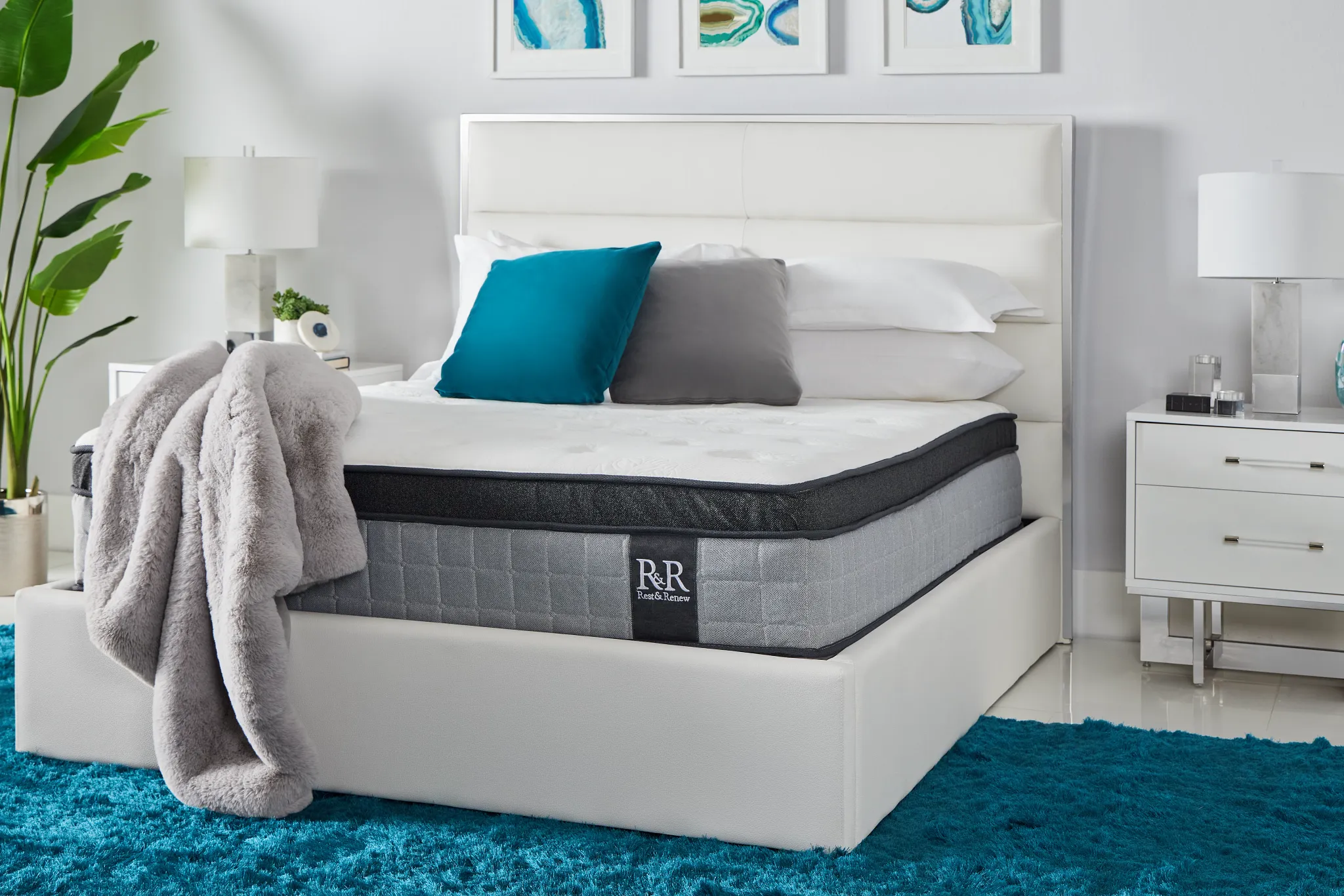 Rest & Renew By Zinus Pocket Innerspring 14" Pillow Top Mattress