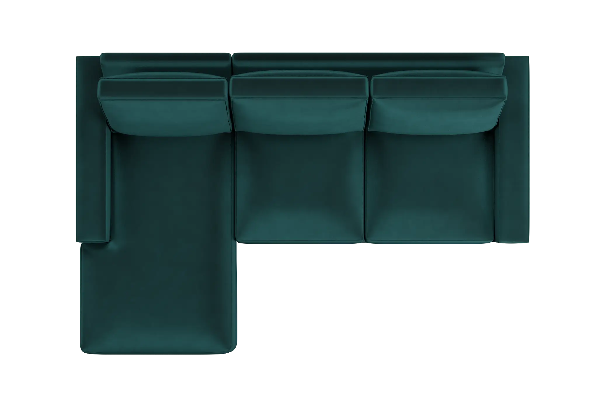 Edgewater Joya Teal Left Chaise Sectional Edgewater Joya Teal Left Chaise Sectional