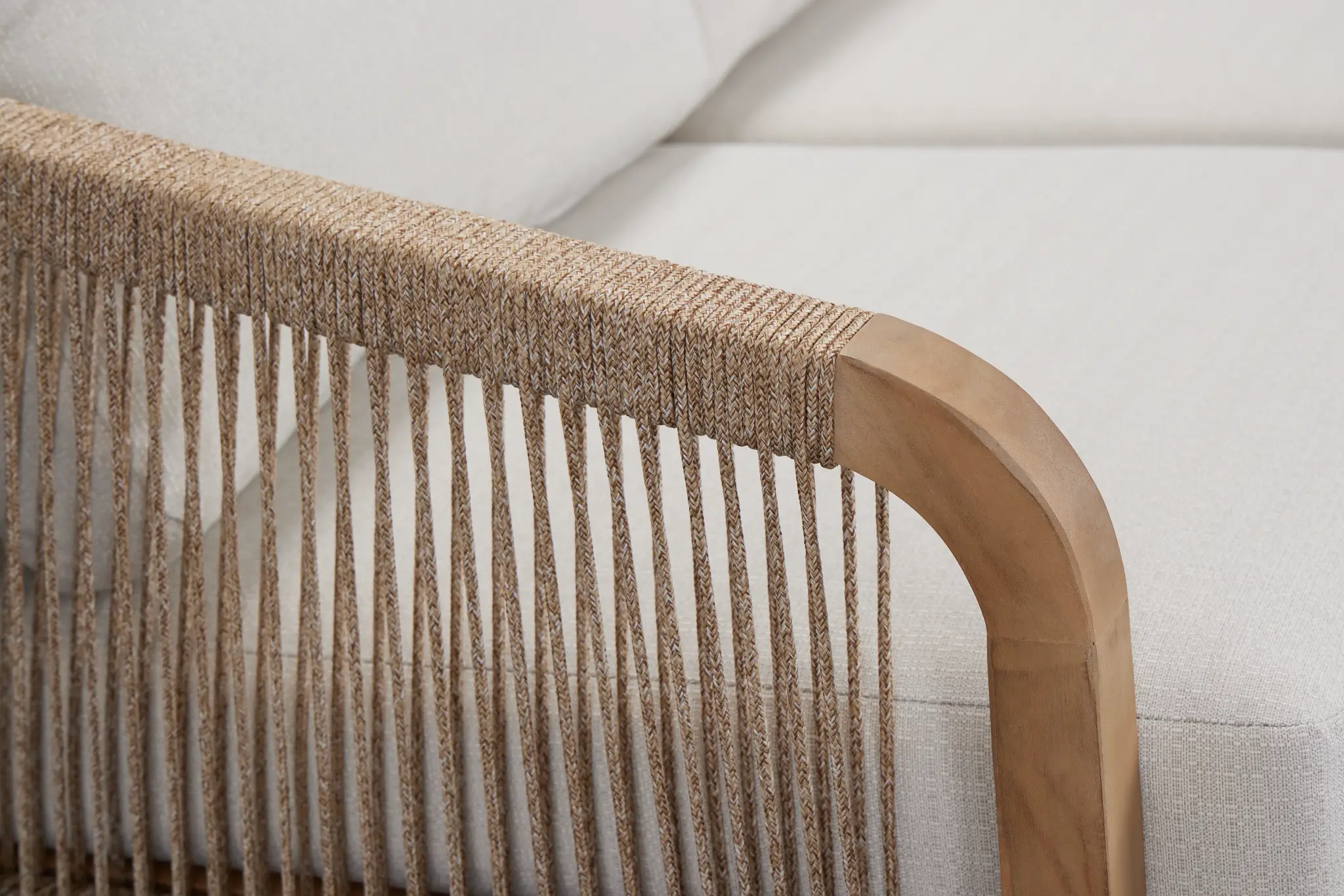 Laguna Light Tone Sofa With Gray Cushions Laguna Light Tone Sofa With Gray Cushions