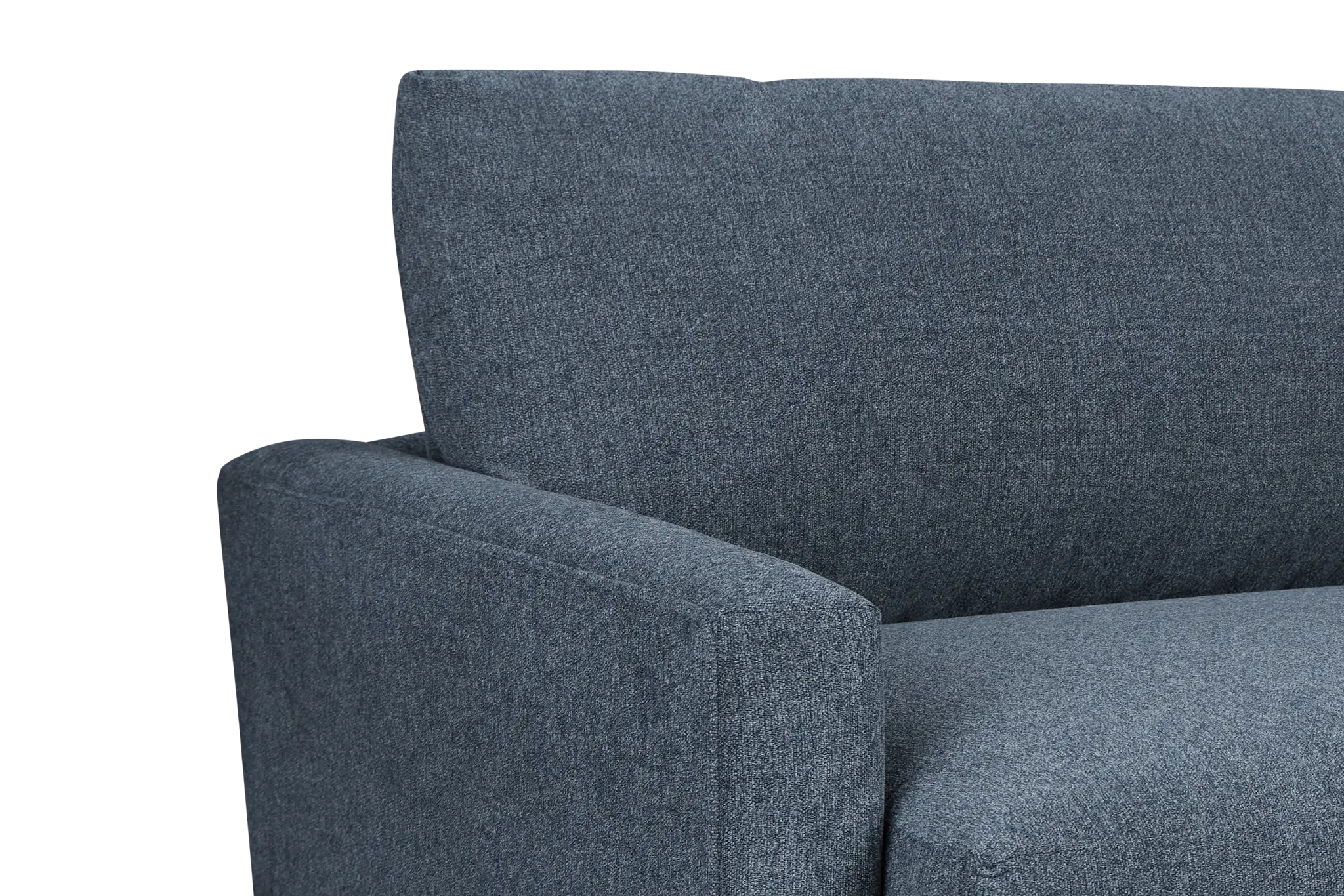 Noah Blue Fabric Sofa Noah Blue Fabric Sofa