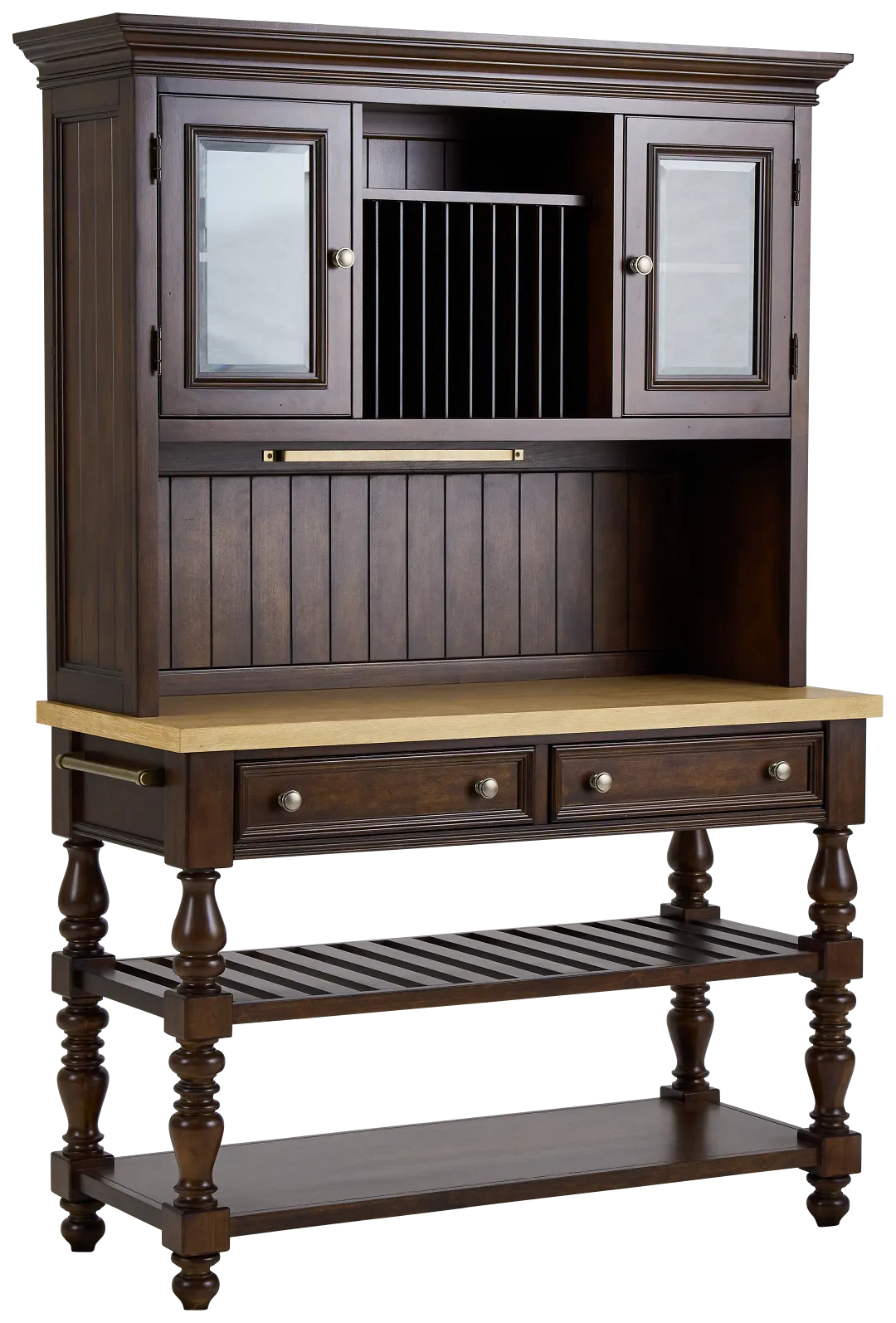 Savannah Dark Tone China Cabinet