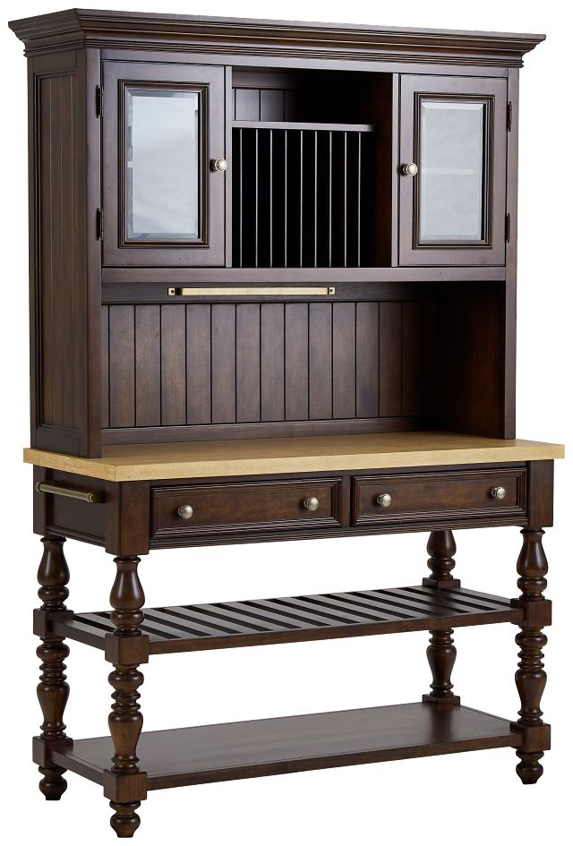 Savannah Dark Tone China Cabinet