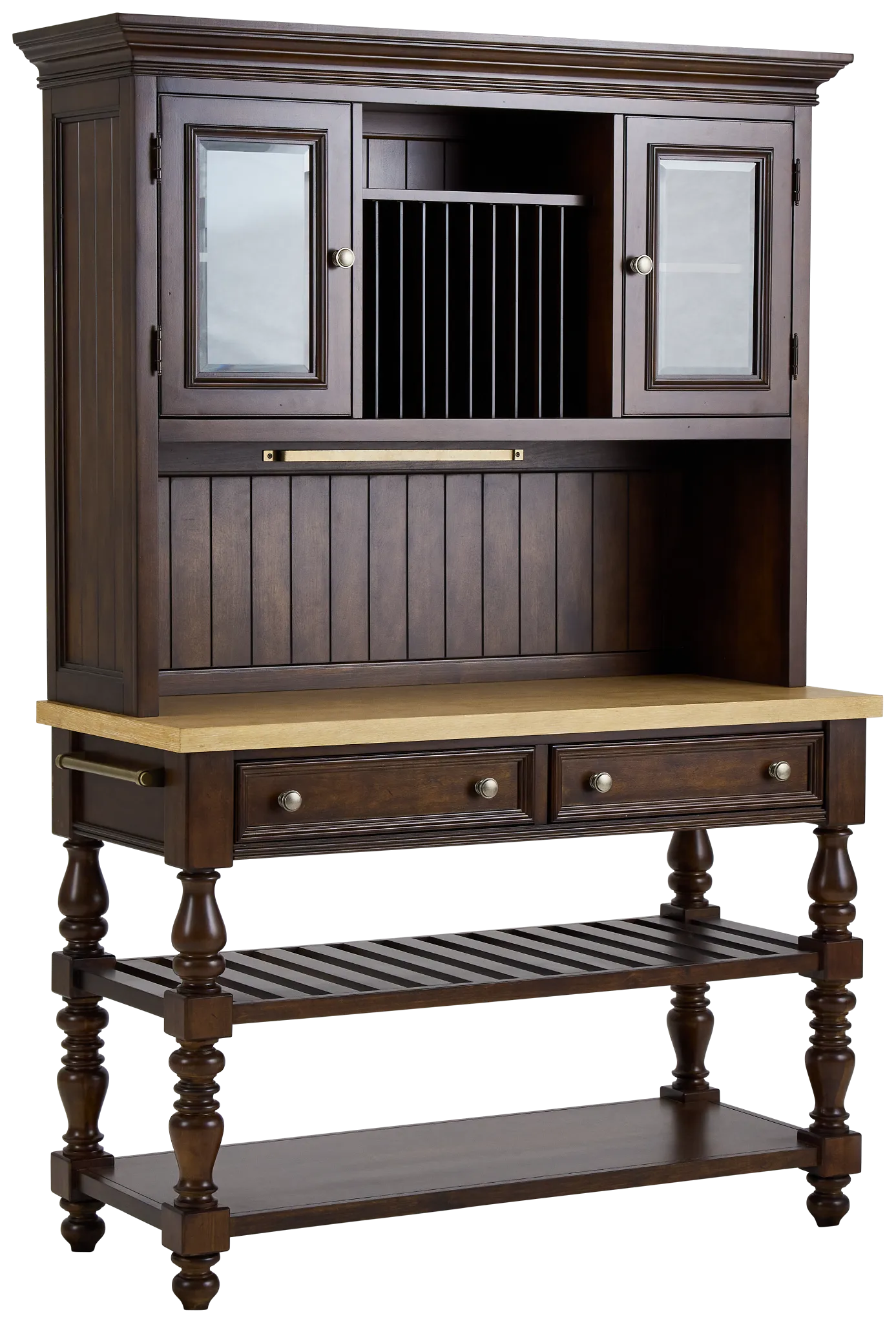 Savannah Dark Tone China Cabinet