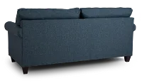 Cameron Blue Fabric Memory Foam Sleeper