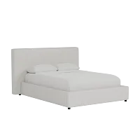 Grayton Maguire Ivory 44" Upholstered Platform Bed
