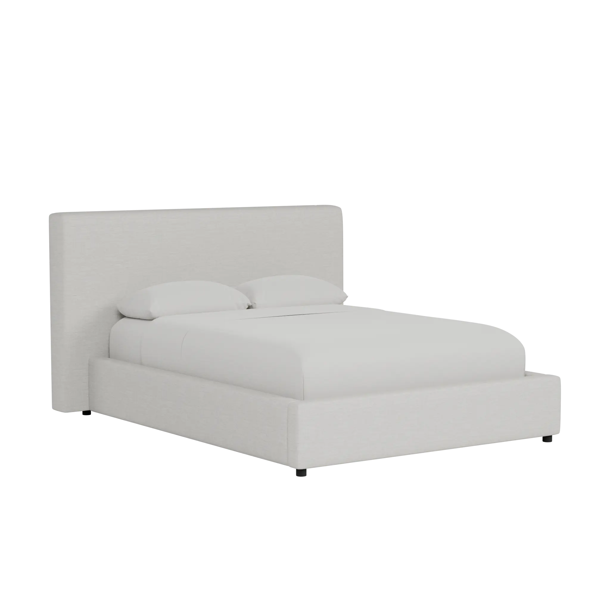 Grayton Maguire Ivory 44" Upholstered Platform Bed Grayton Maguire Ivory 44" Upholstered Platform Bed