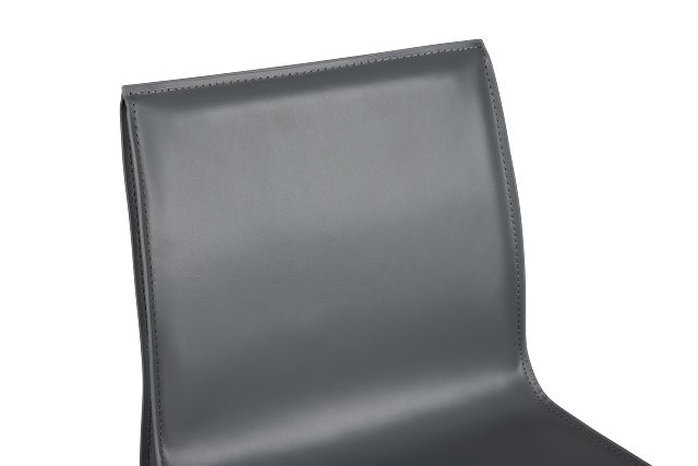 Lugo Gray 27" Upholstered Barstool