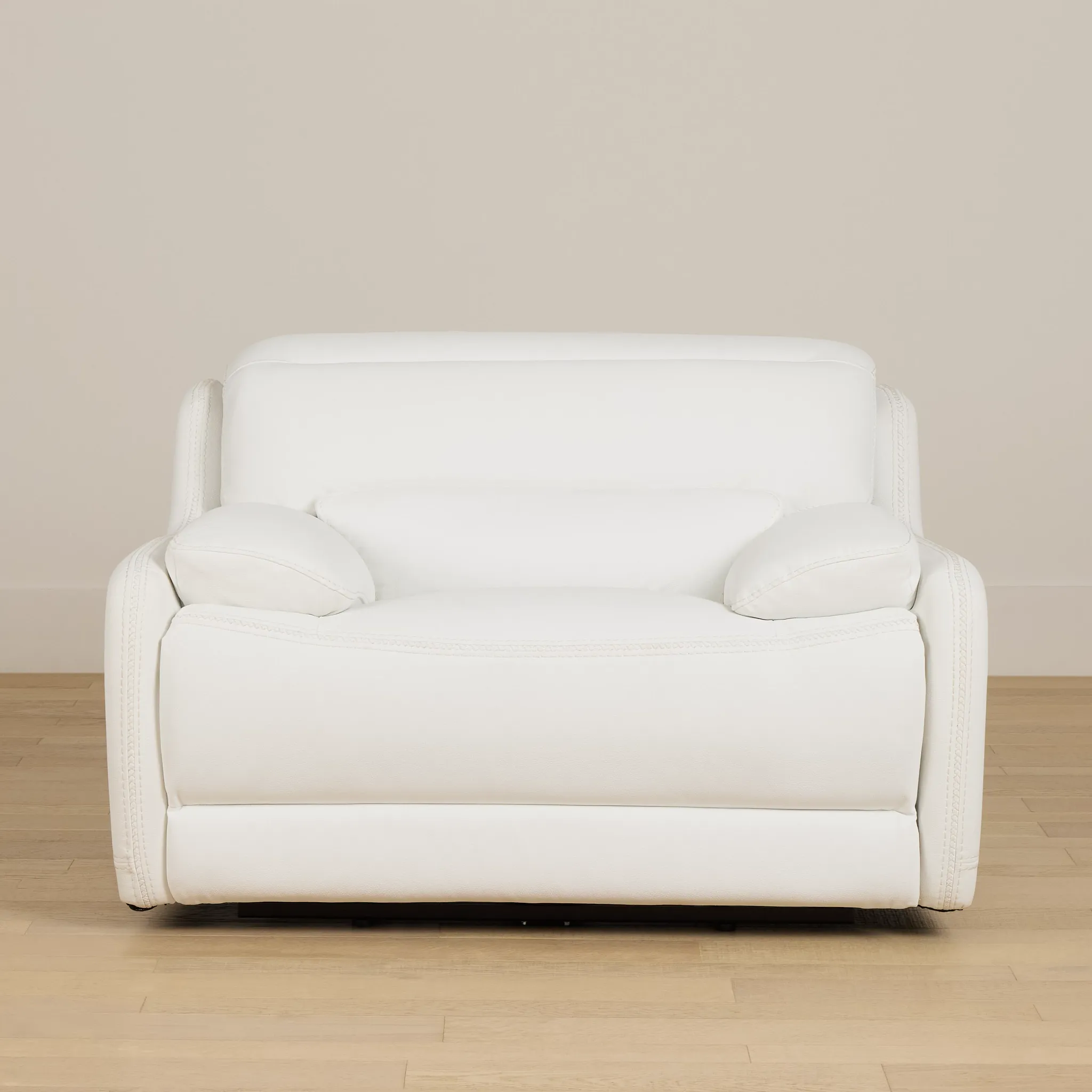 Jett White Micro Power Recliner