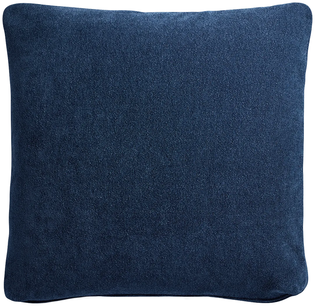 Eden Dark Blue 24" Accent Pillow