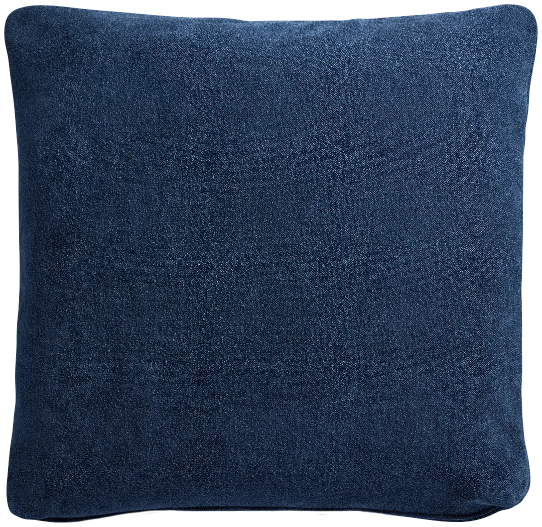 Eden Dark Blue 24" Accent Pillow Eden Dark Blue 24" Accent Pillow