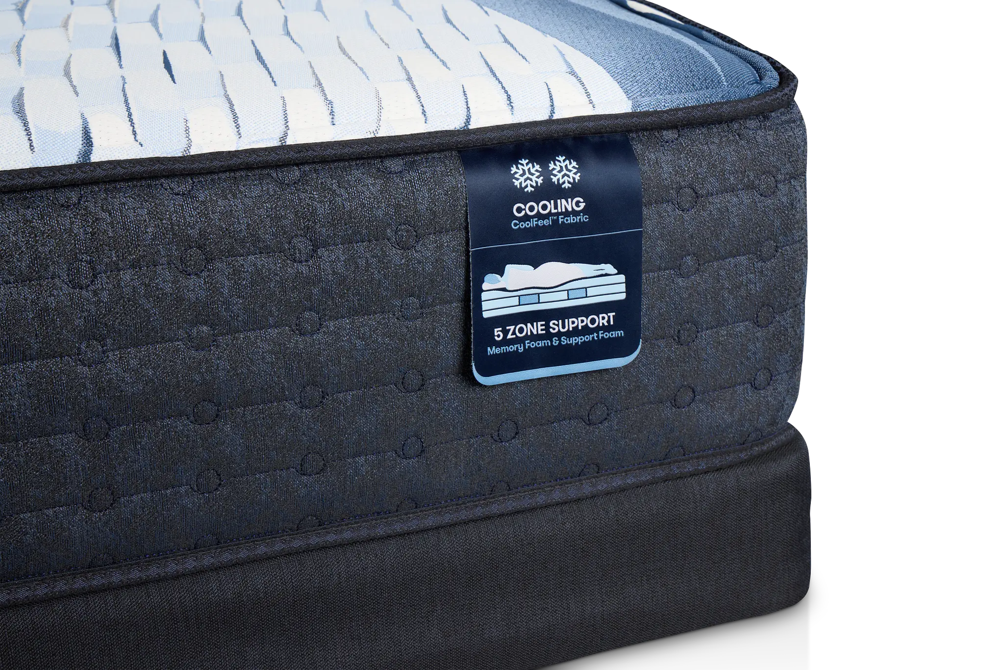 Serta Icomfort Aveda Plush Low-profile Mattress Set Serta Icomfort Aveda Plush Low-profile Mattress Set