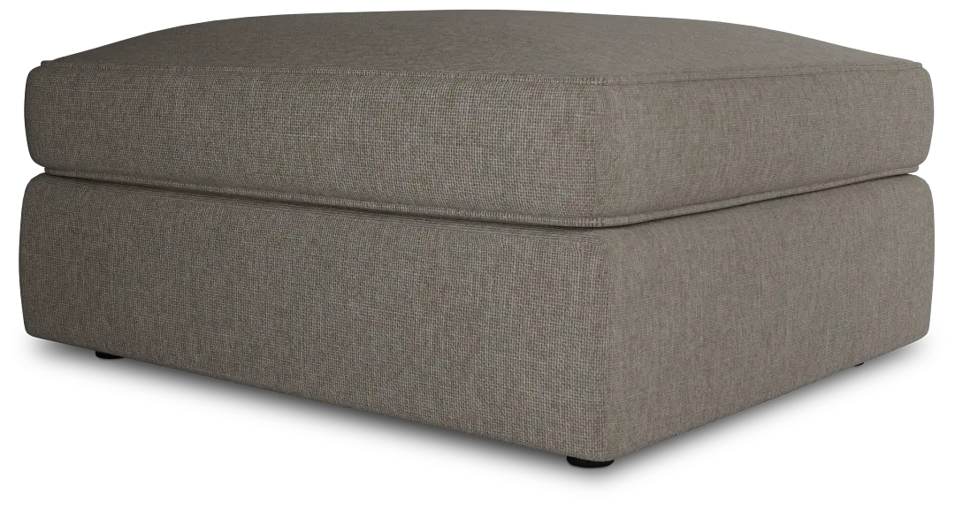 Siesta Elevation Khaki Fabric Ottoman Siesta Elevation Khaki Fabric Ottoman