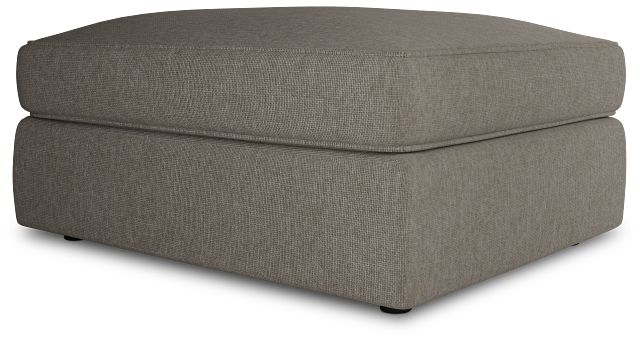 Siesta Elevation Khaki Fabric Ottoman