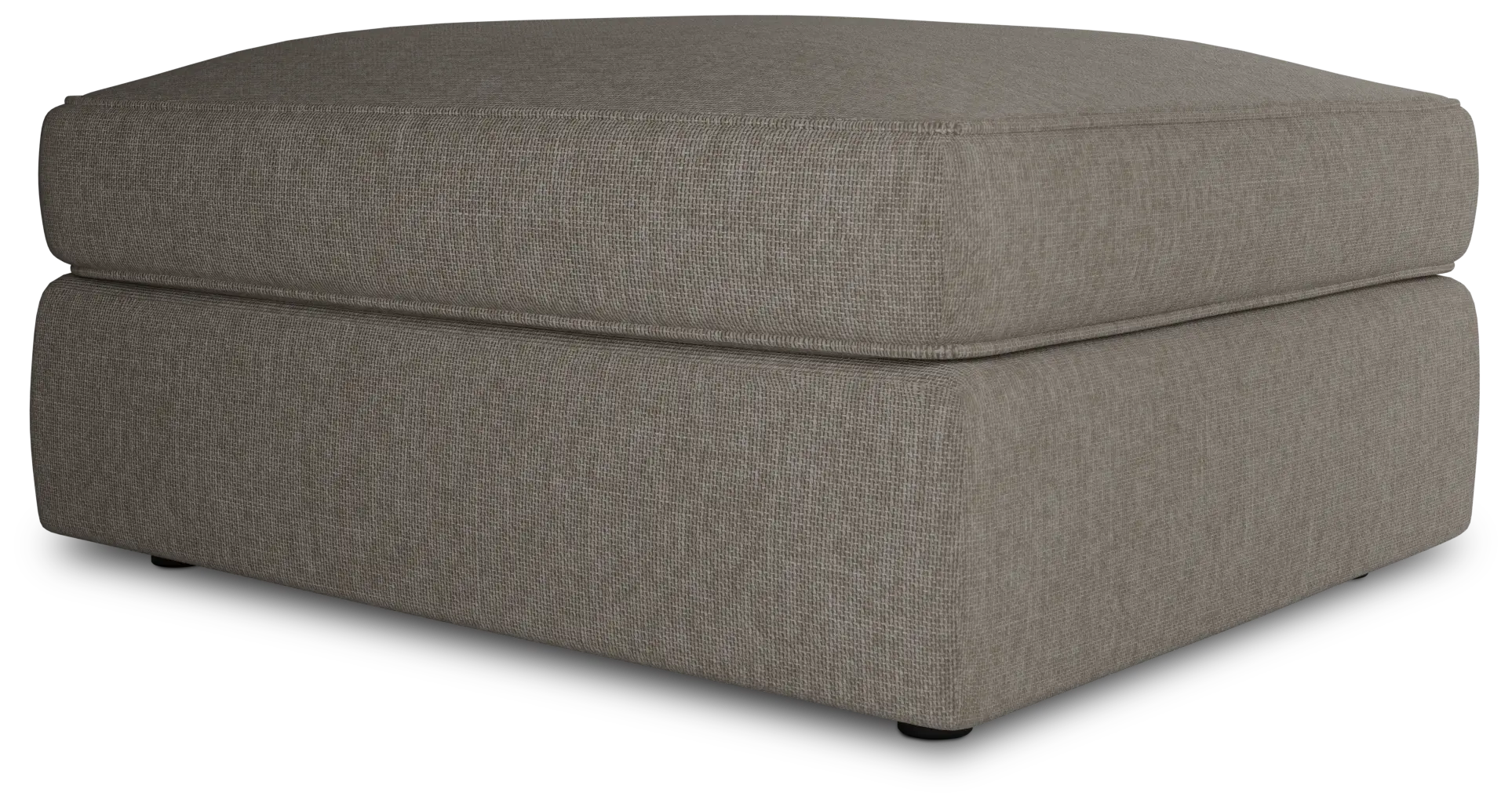 Siesta Elevation Khaki Fabric Ottoman Siesta Elevation Khaki Fabric Ottoman